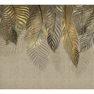 Фотообои Золотистые ветви флизелиновые, 300x270 см, L13-207