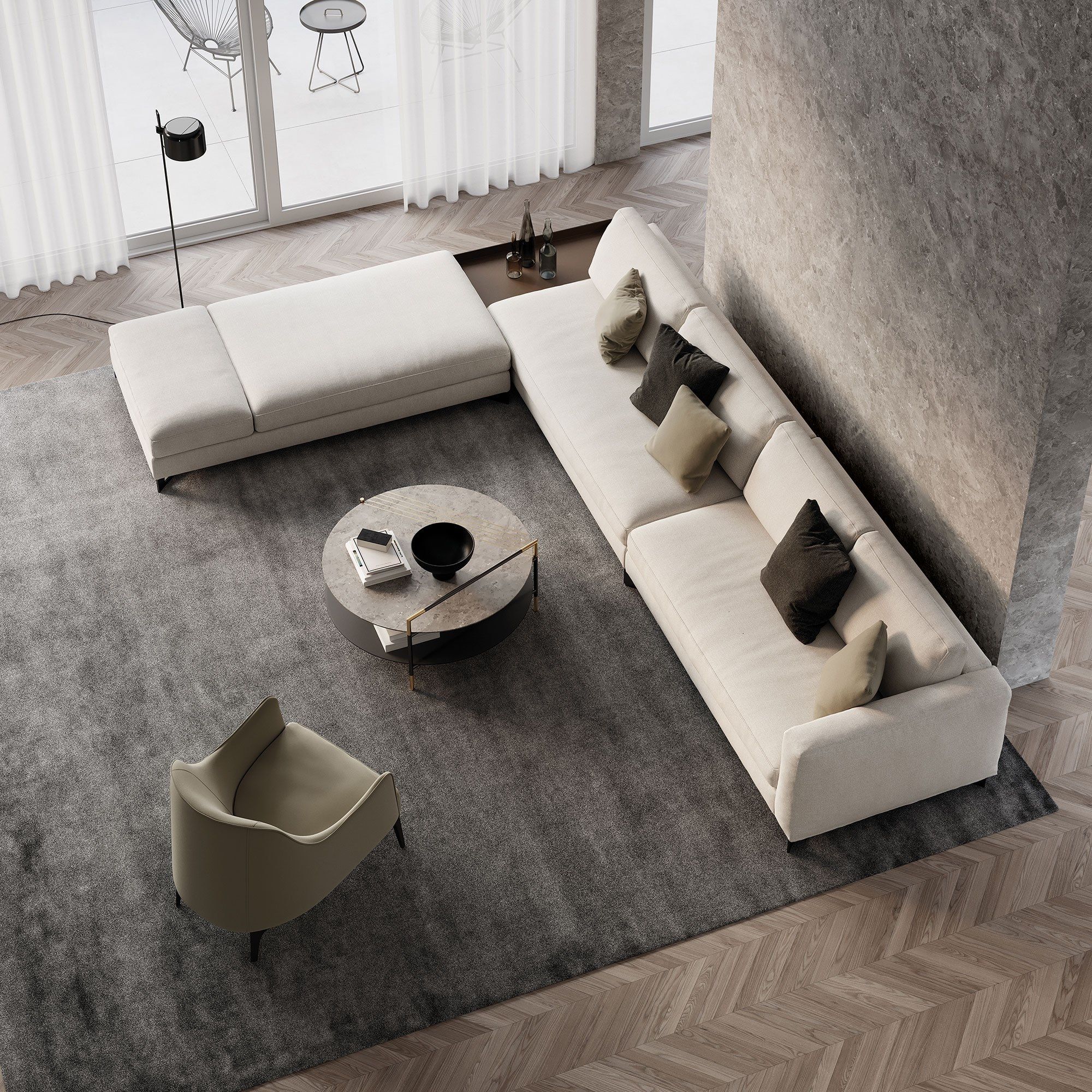 Ткань диван Frigerio Davis ARCH-00046954 - Вид №8