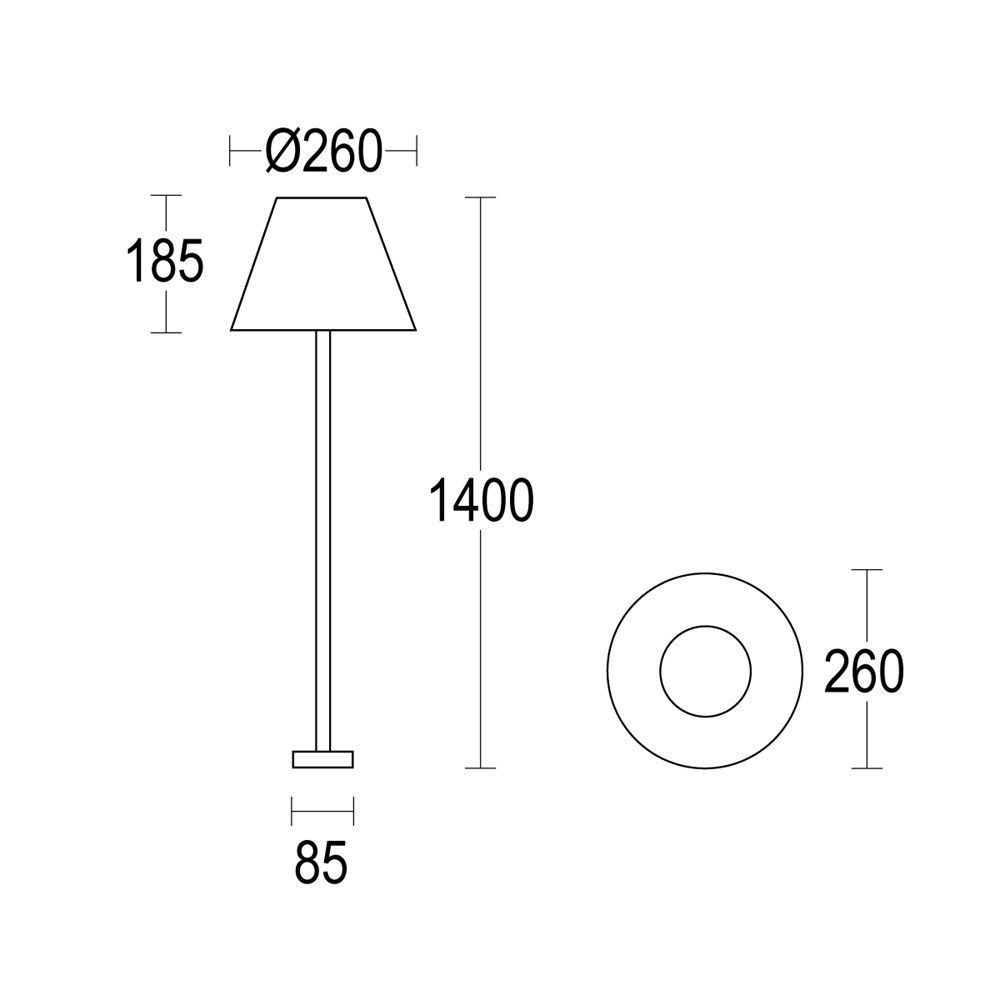 Pragma Outdoor 1400 Ghidini Pragma Outdoor .01 Белый (Матовый)  - Вид №1