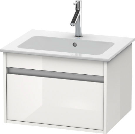 KT641803131 Тумбочка подвесная Ketho #KT6418 600 x 475 мм Сосна серебристая, декор Duravit - Вид №2