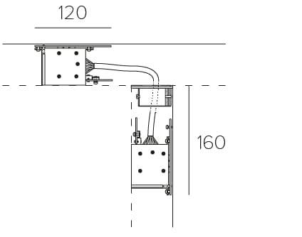 Экструдированная алюминиевая система освещения трека Letroh узел ARCH-00141698 - Вид №21