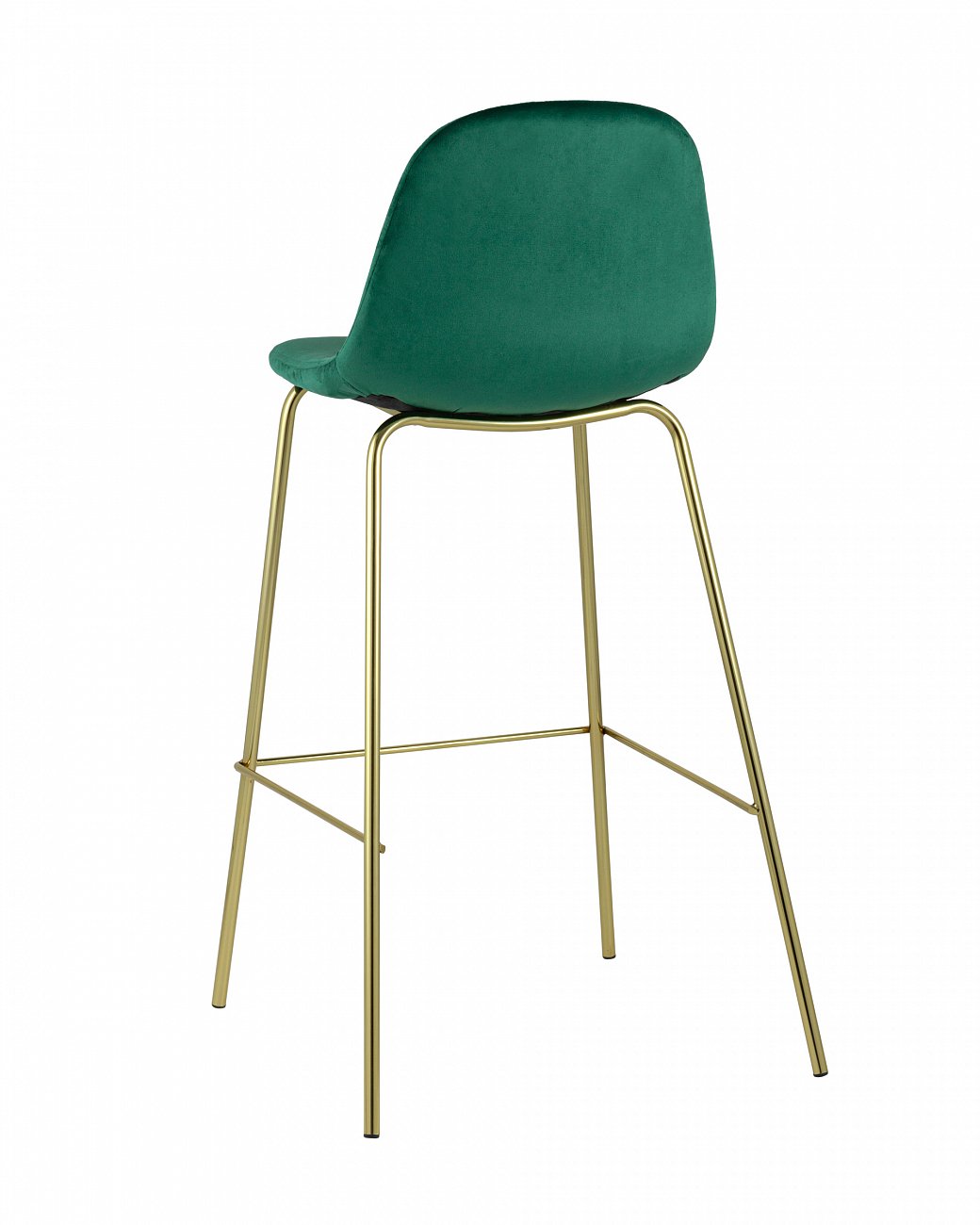 Стул барный со спинкой зеленый с золотыми ножками "Валенсия" STOOL GROUP  00-3881775 Зеленый  - Вид №3