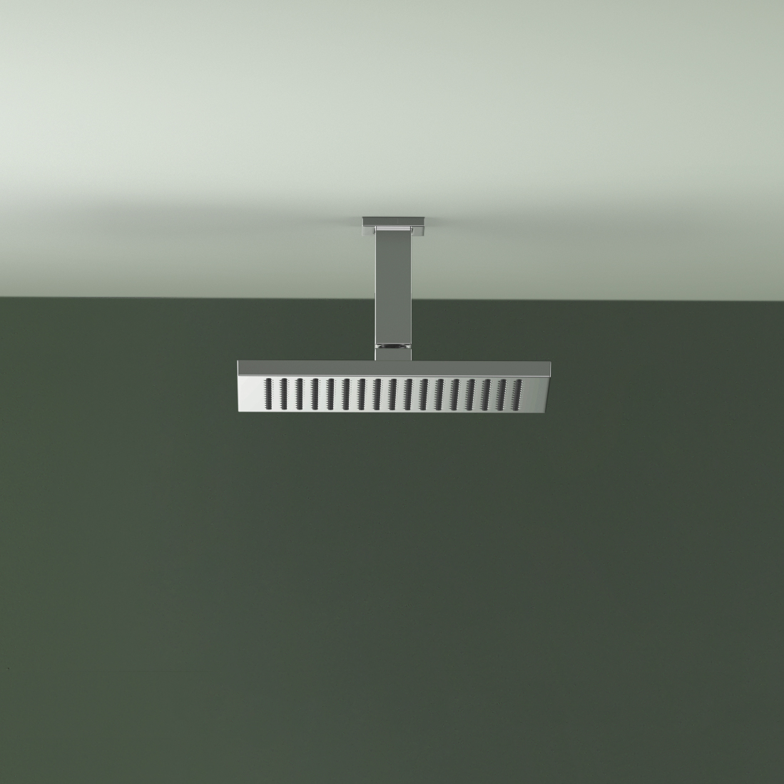 Тропический душ с потолочным креплением 300 x 240 мм - Хром DornBracht CL.1 28775980-00 - Вид №1