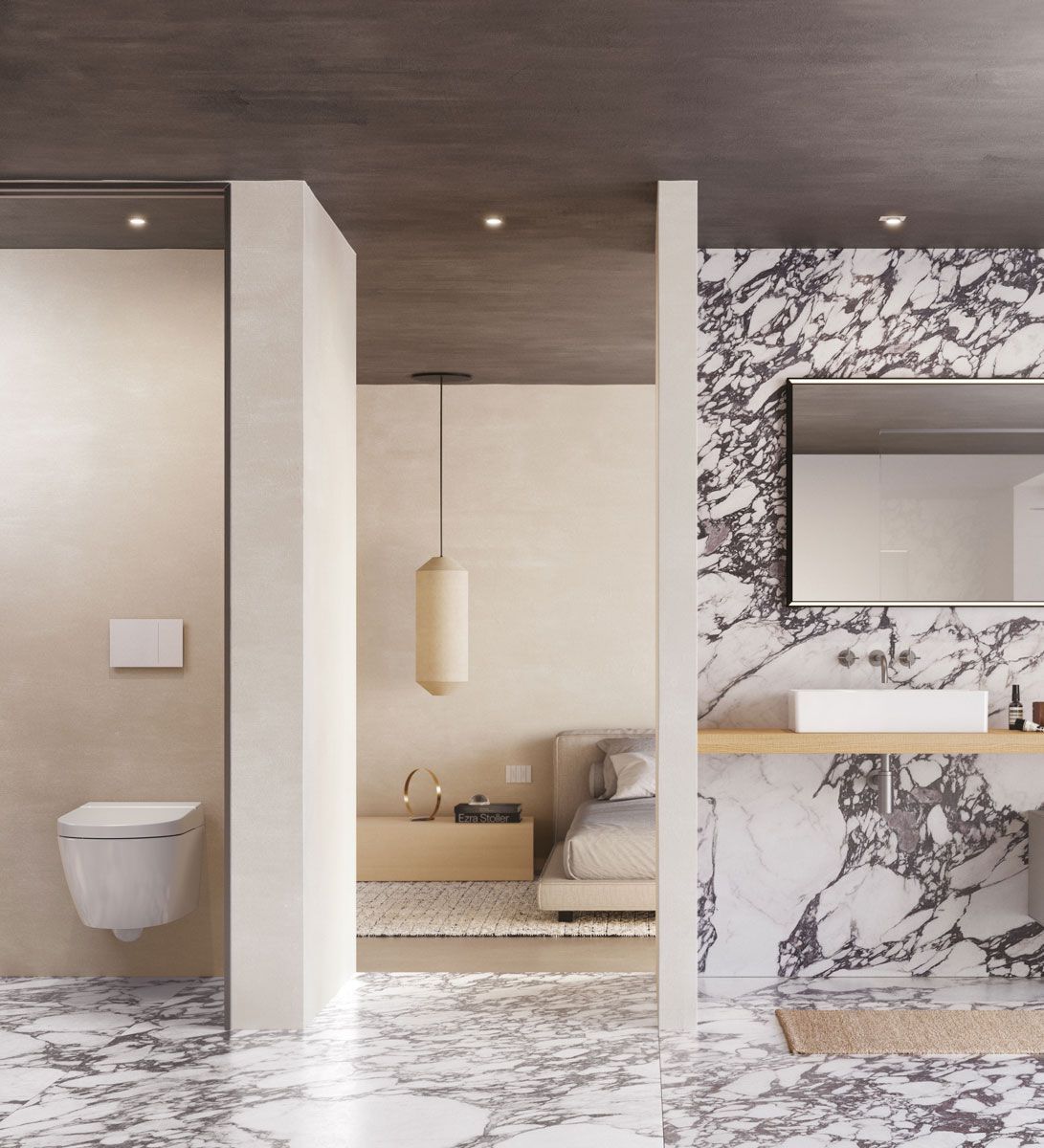 Подвесной туалет биде GSI ceramica Wclean - Умный туалет ARCH-00070894 - Вид №2