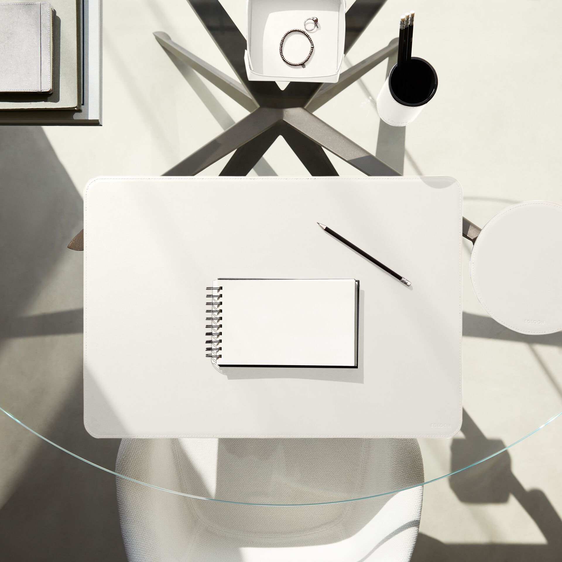 Регенерированный кожаный круглый коврик для мыши EGLOOH ATLANTE ARCH-00149473 - Вид №50