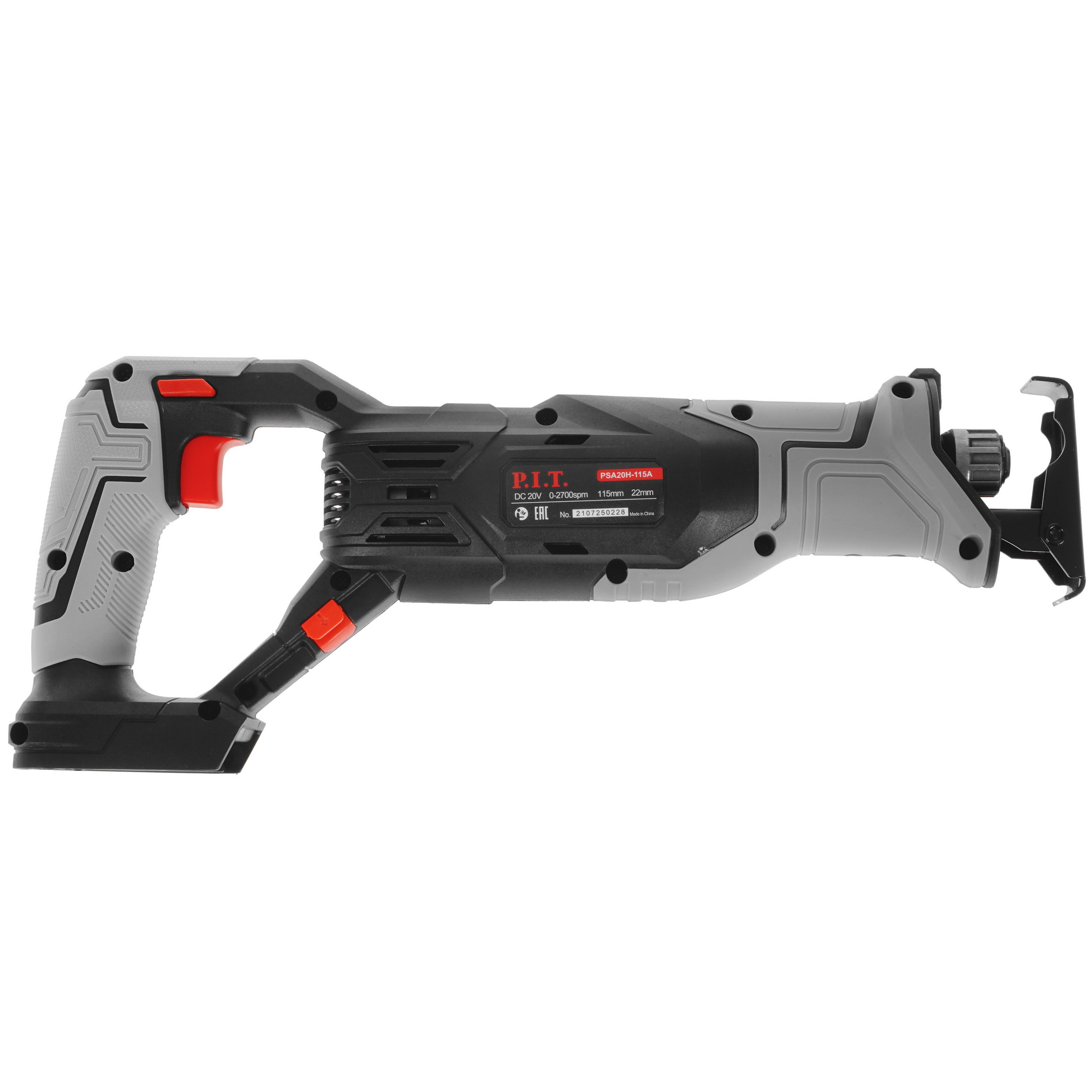 Сабельная пила P.I.T. PSA20H-115A OnePower 20V  , Без ЗУ, Без АКБ 5333668 PIT STDN-0088164 - Вид №1