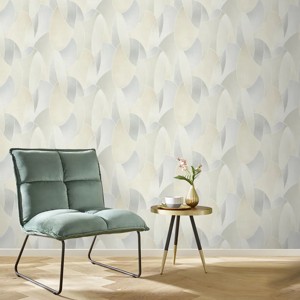 Обои флизелиновые Rasch Vitrage голубые 1.06 м R974812 STLM-2055490 - Вид №2