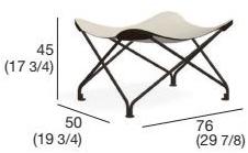 RODA Табурет садовый хлопок Lawrence sun-id-1348780 - Вид №1