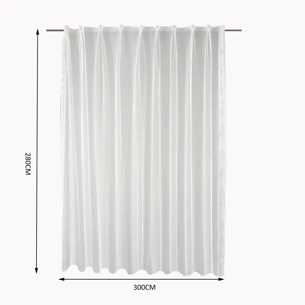 Тюль на ленте Inspire Torla 300x280 см цвет кремовый 89343210 STLM-2069760  - Вид №2