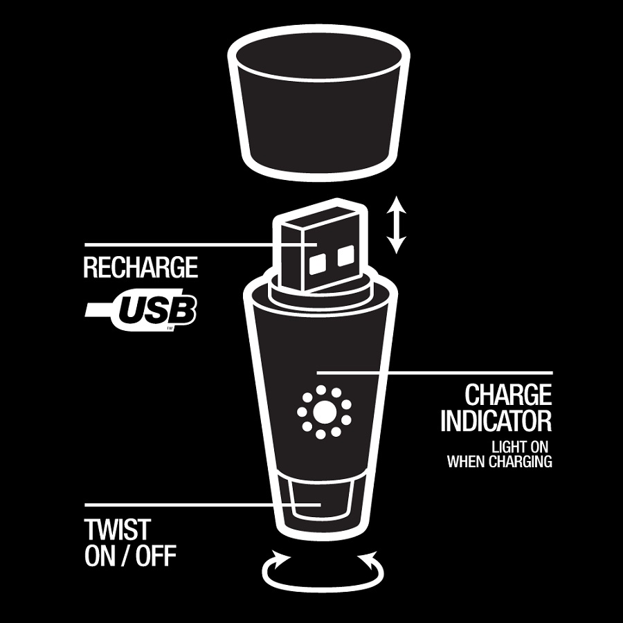 SK LIGHTBOTTLE1 Светящаяся пробка bottle light Suck UK  - Вид №1