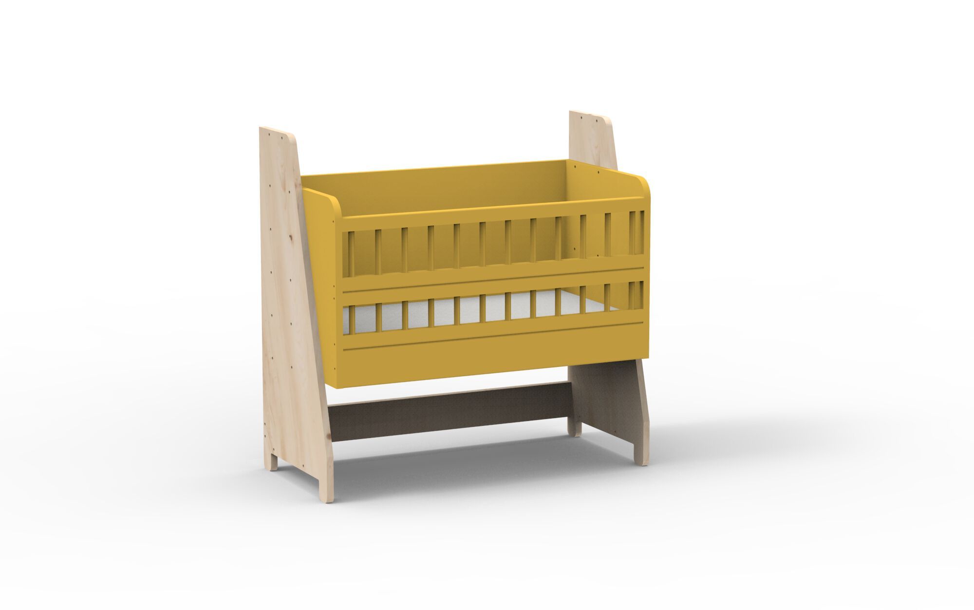 Лакированная деревянная кровать для сна Mathy by Bols ASYMETRY ARCH-00052185 - Вид №49