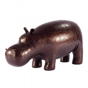 74128 Банкетка Пуф Бегемот средний Шоколад BOGACHO