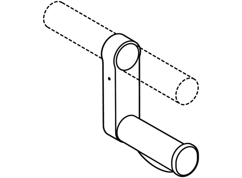 805.50.015 Держатель рулона туалетной бумаги в комплекте HEWI Stützen  - Вид №11