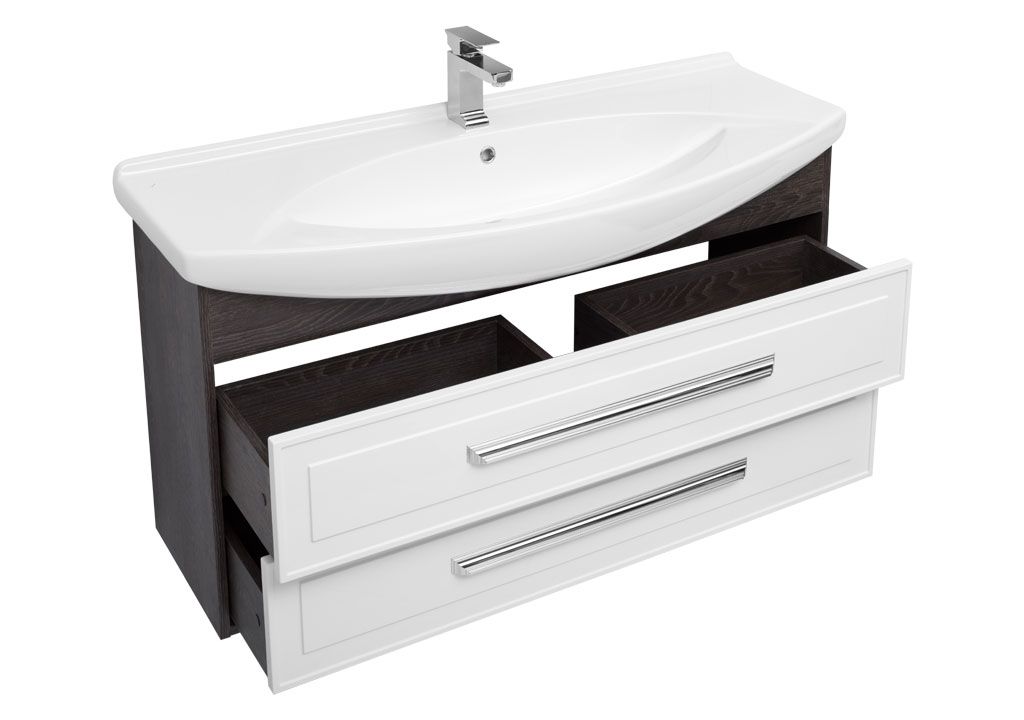 Тумба с раковиной Aquanet Остин 120 дуб кантербери/белый 0020172300175450 - Вид №3