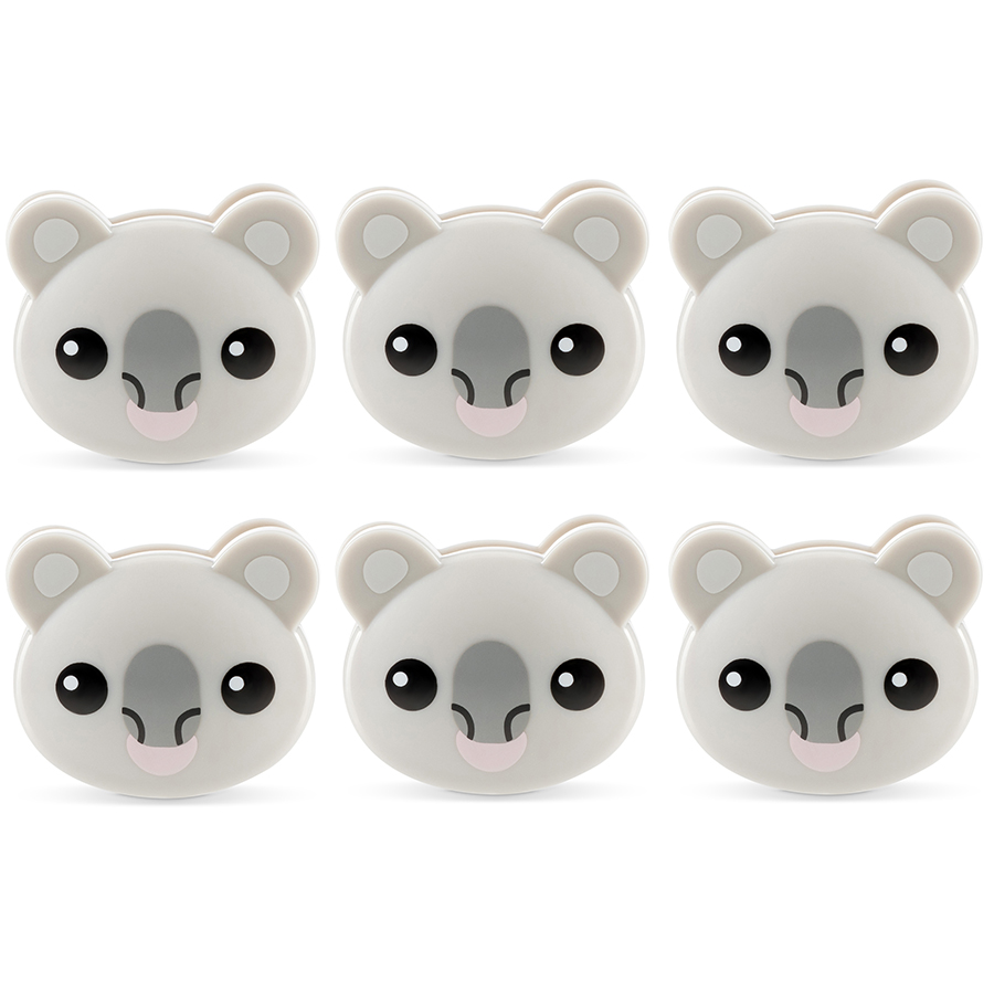 BC46-A Набор зажимов для пакетов koala, 6 шт Kikkerland 