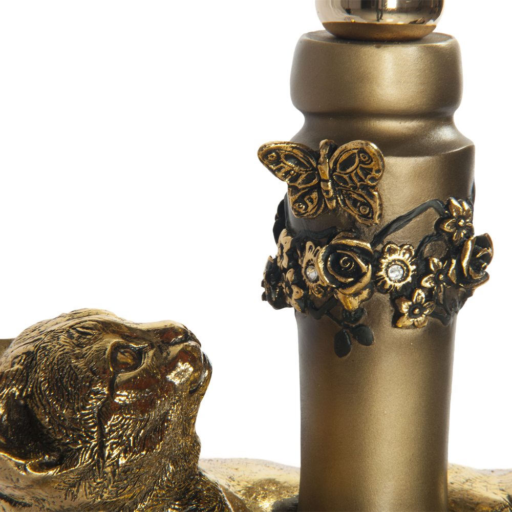 32077,34013 Настольная лампа Агнесса Персик BOGACHO 4627138210833, 4627138151518 - Вид №7