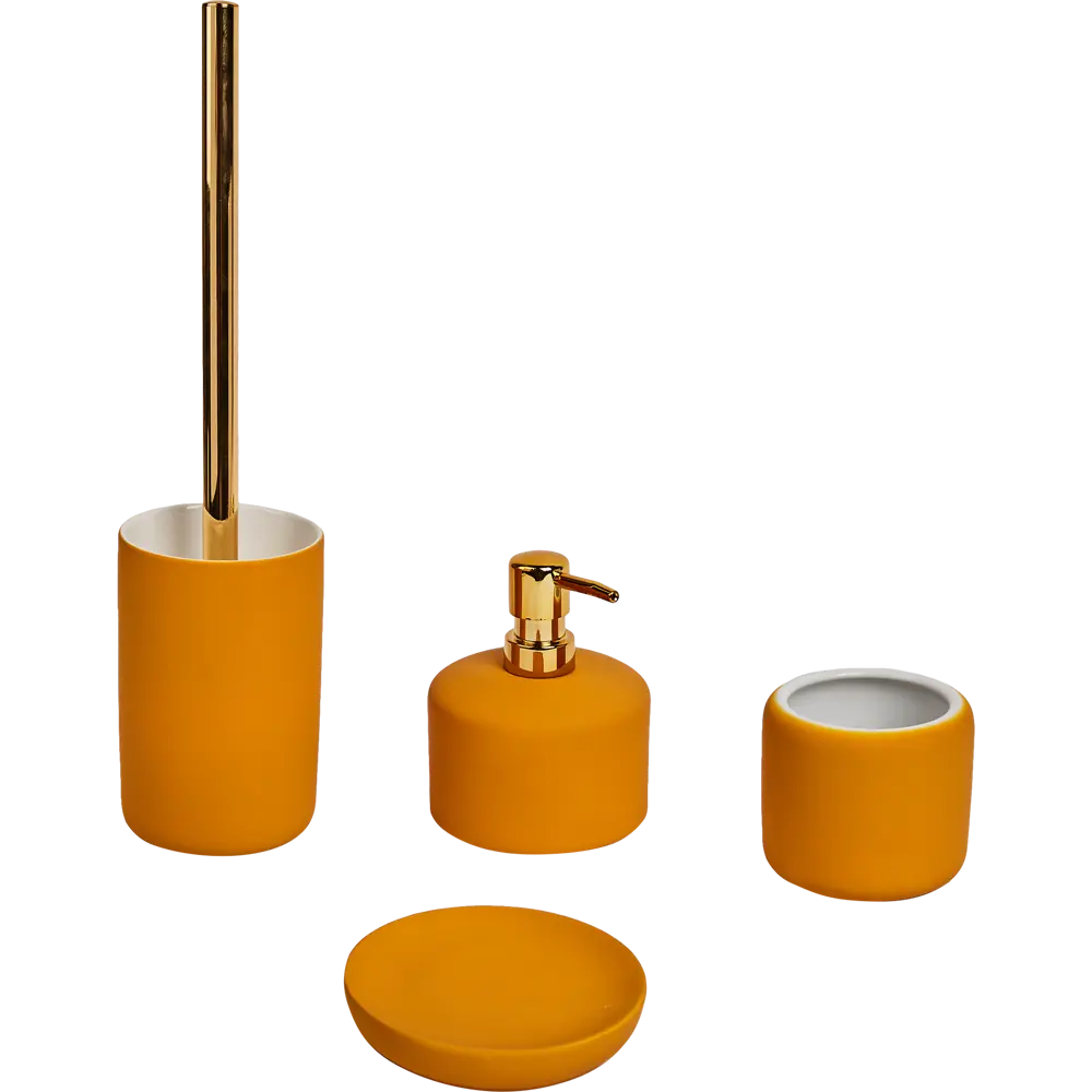 Мыльница Аквалиния Сиена - керамическая подставка горчичного цвета 86755107 STLM-0979509 - Вид №1