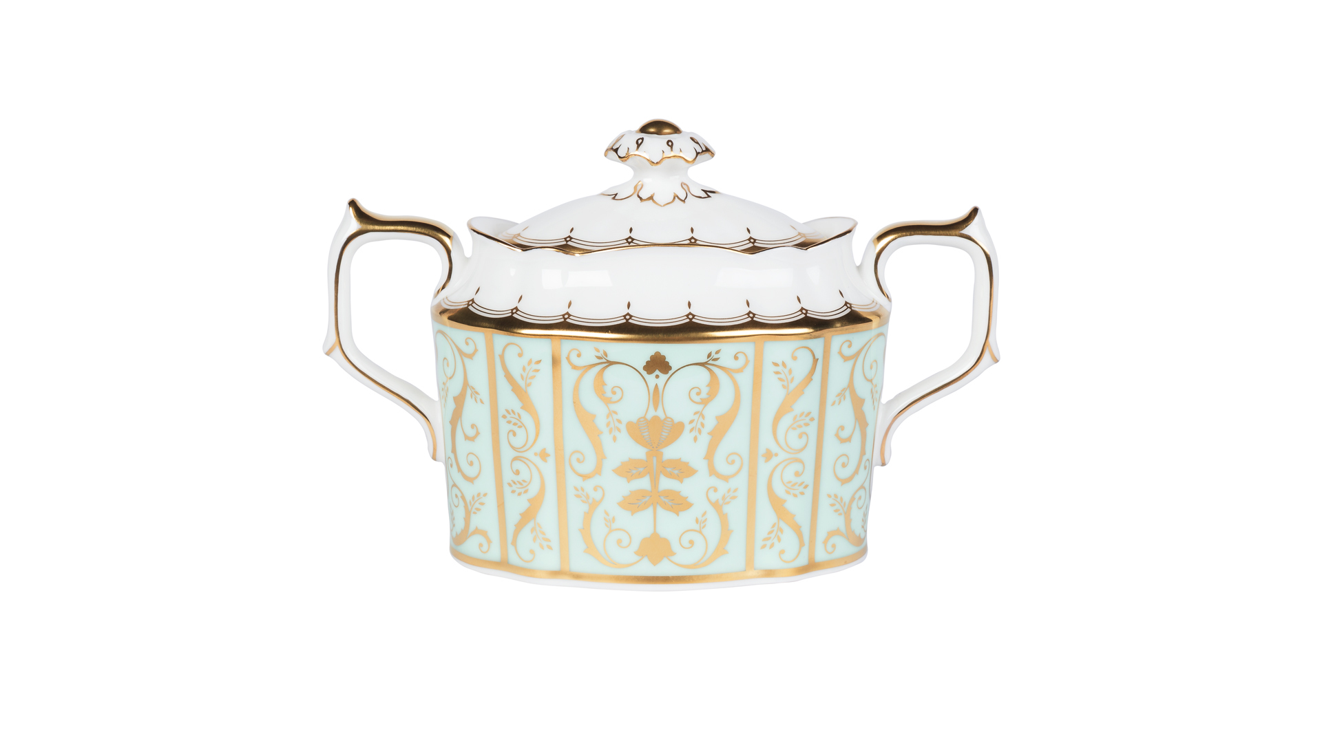 10627334 Royal Crown Derby Сервиз чайный Royal Crown Derby "Аббатство Дарли" 6/22 Фарфор  - Вид №7