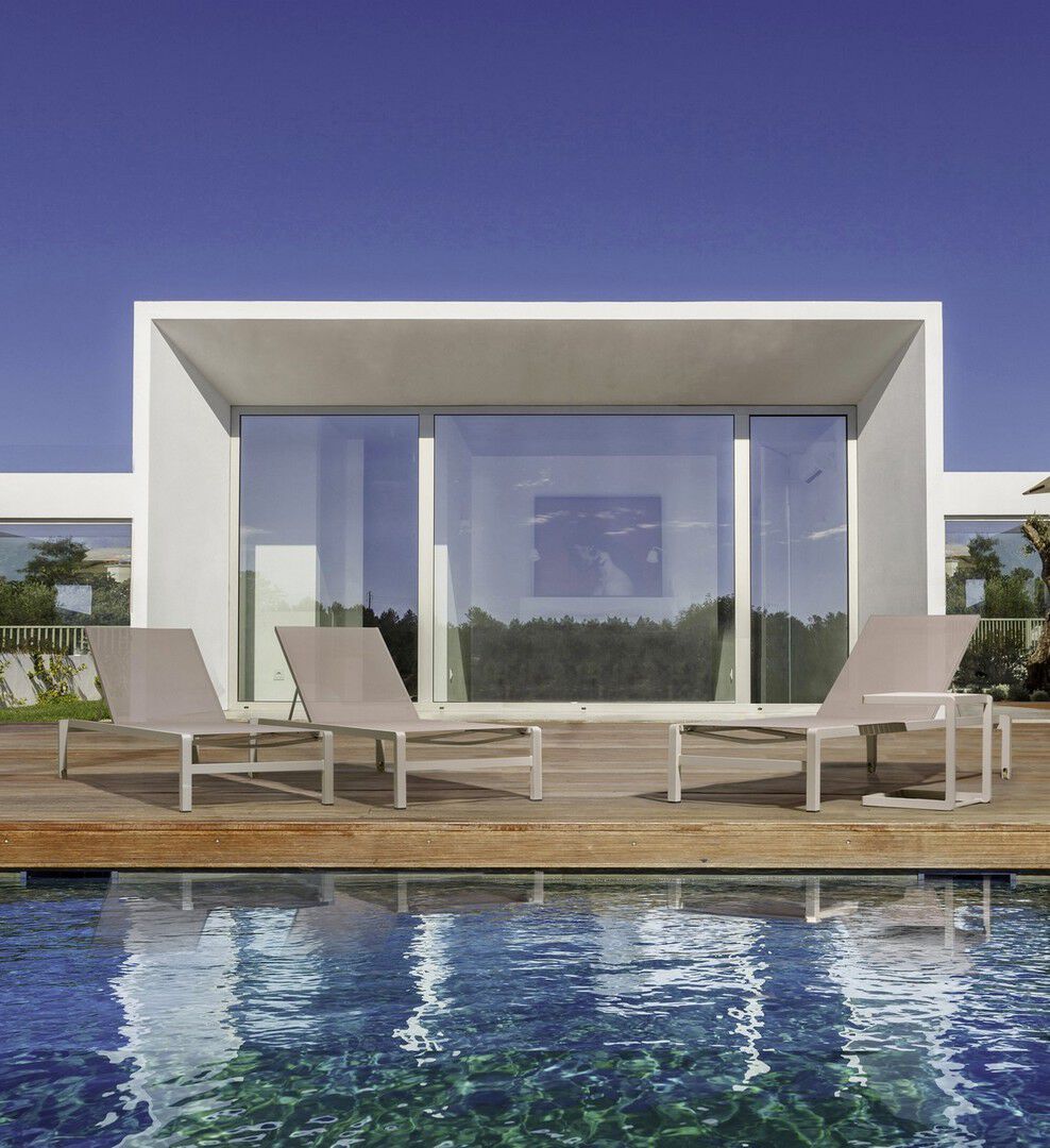 Алюминиевый квадратный садовый стол BIZZOTTO Konnor ARCH-00043099 - Вид №12