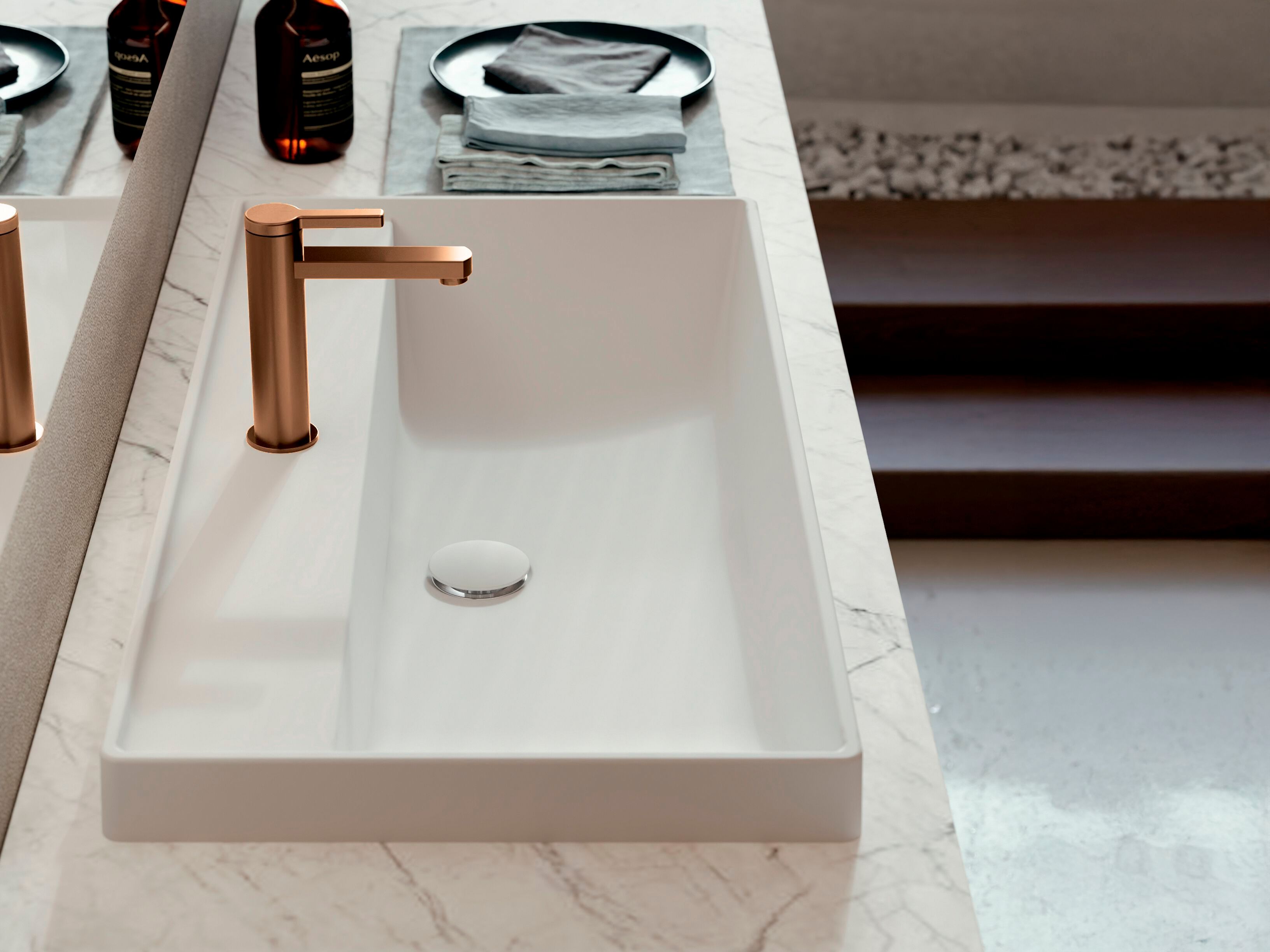 Прямоугольный умывальник Duratek Elleci Bath ARCH-00004124