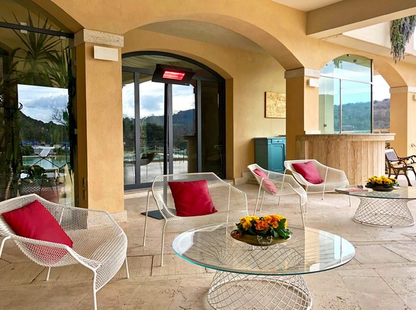 Radialight Инфракрасный уличный обогреватель с галогенными лампами Oasi Sqbal003 - Вид №10