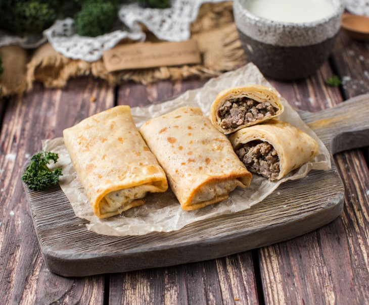 7453 Блины с говядиной Вкусляндия 