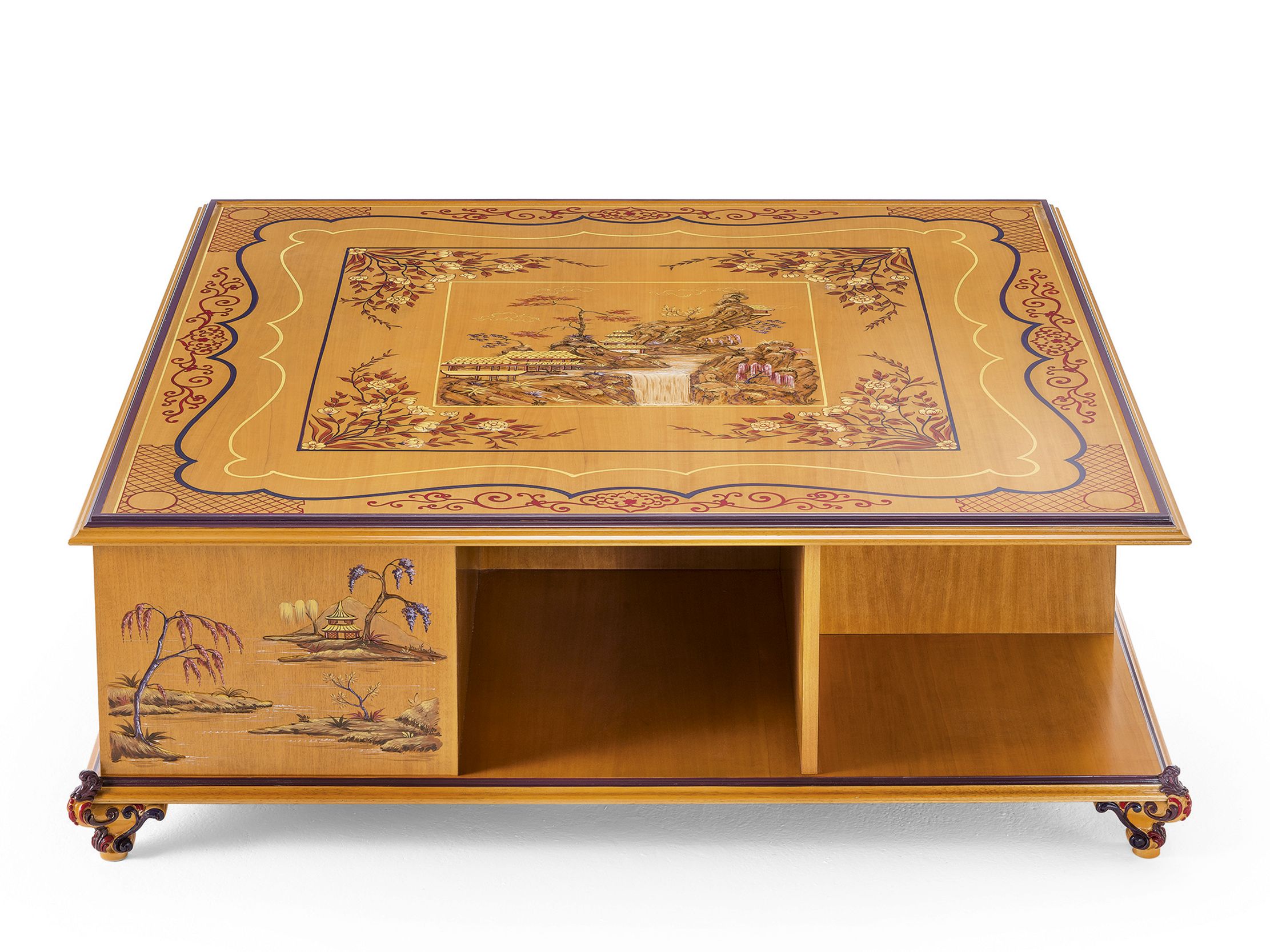 Деревянный квадратный журнальный столик OAK Галерея ARCH-00126310 - Вид №1