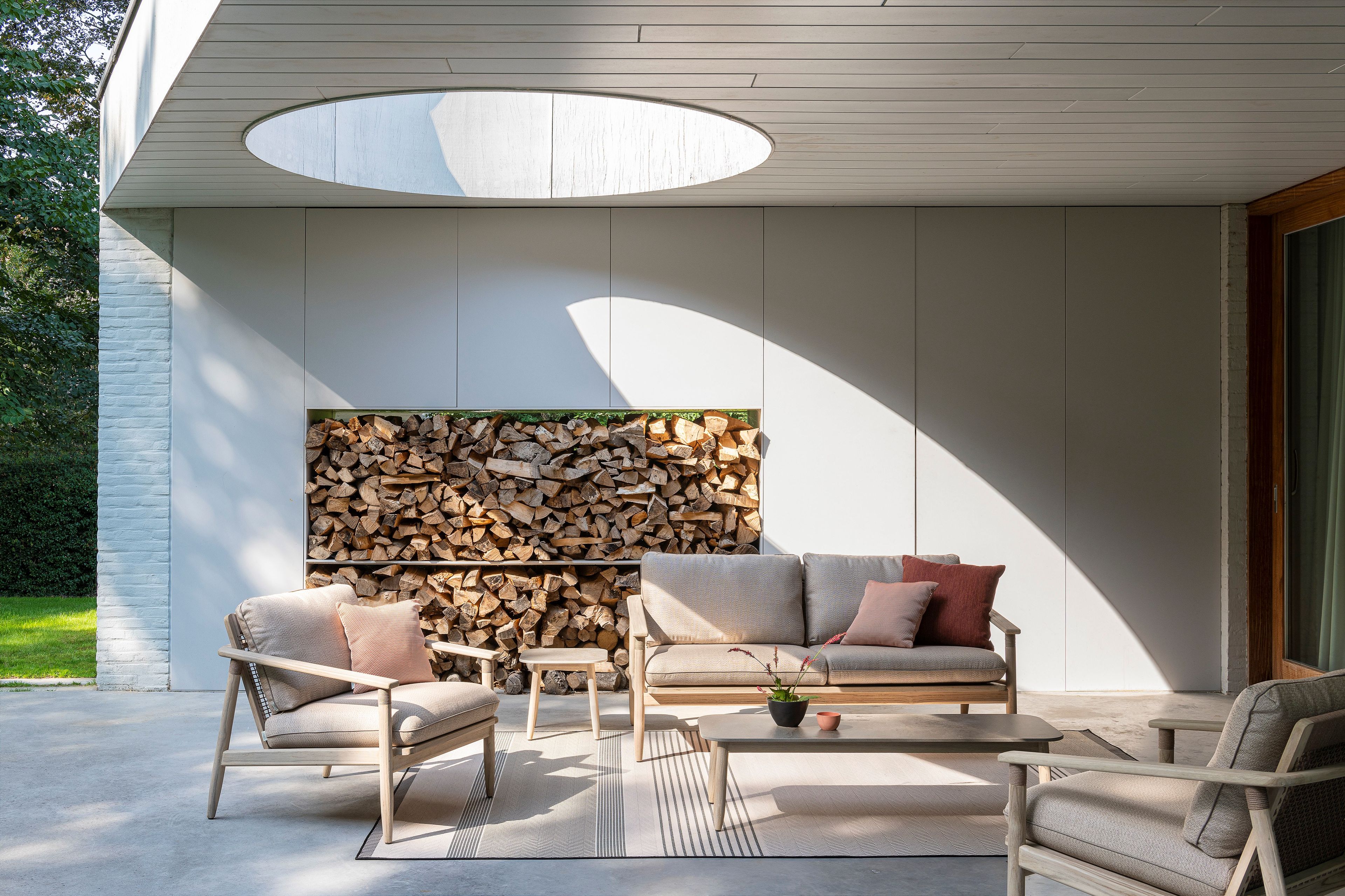 Керамический прямоугольный садовый журнальный столик Vincent sheppard David ARCH-00112861 - Вид №2