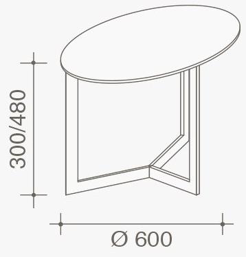 Lema Журнальный столик / прикроватная тумбочка из дерева sun-id-1446108 - Вид №9