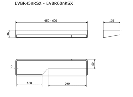 Держатель для полотенец / полка для ванной комнаты с порошковым покрытием EVER Life Design Brunt ARCH-00105081 - Вид №10