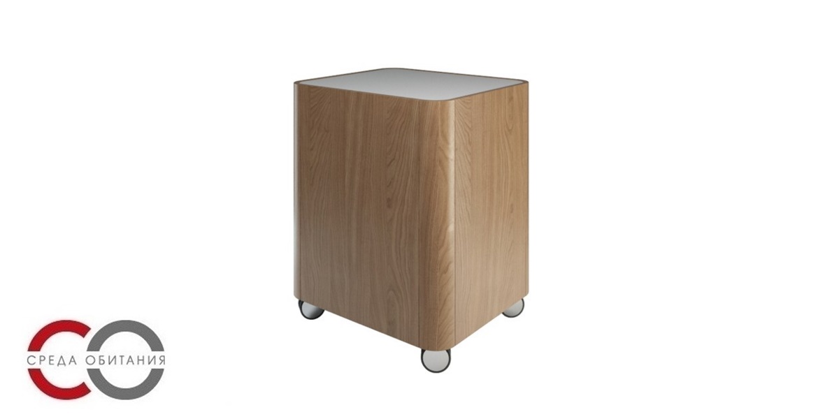 Тумба-табурет на колесиках Olympia Ceramica Beauty BEAMOB34 - Вид №2