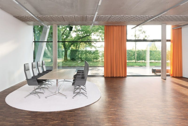 Прямоугольный стол для совещаний из алюминия и дерева Brunner FINA ARCH-00103377 - Вид №3