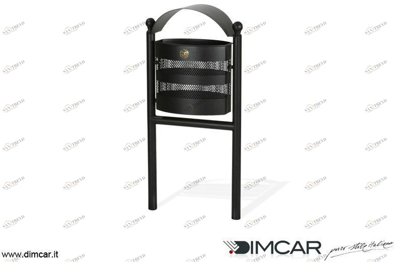 DIMCAR Урна для мусора из металла для улицы Elite 235