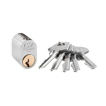 Овальный цилиндр ASSA 1301 ANT с тремя ключами ASSA ABLOY LK01-520 - Вид №6