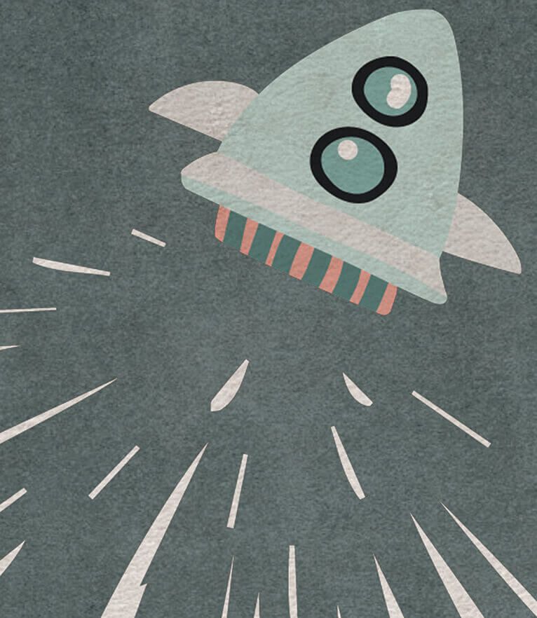 Круглый коврик «Громовая ракета» RUG'SOCIETY Kids 285_908 - Вид №1