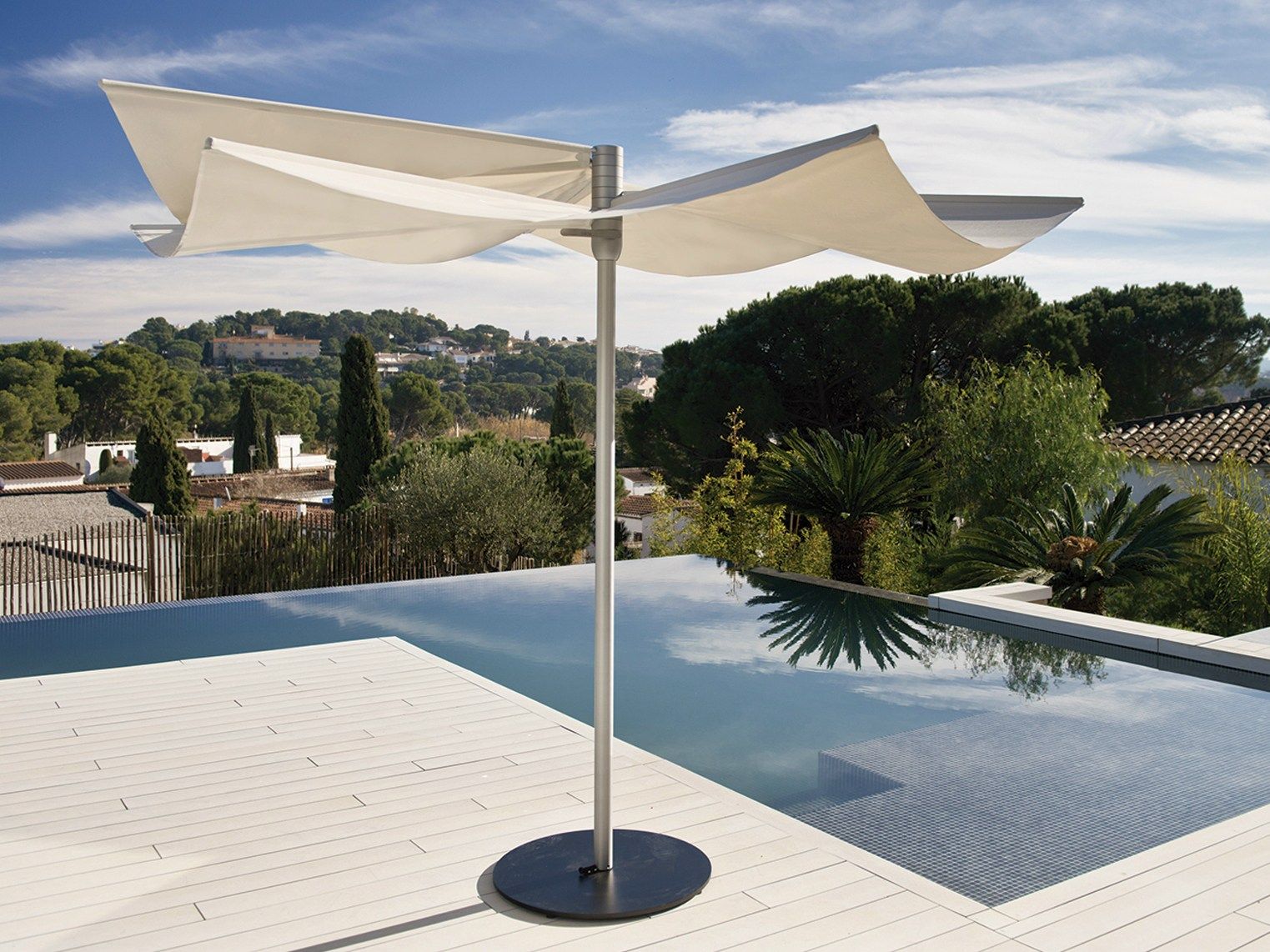 Круглый зонтик из технической ткани calma Om ARCH-00035838 - Вид №17