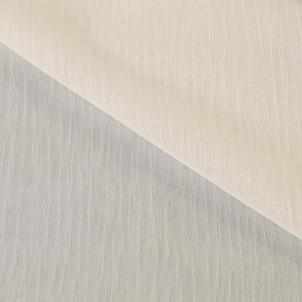 Тюль 1 м/п Однотонный креп 300 см цвет молочный GARDEN STLM-2074602