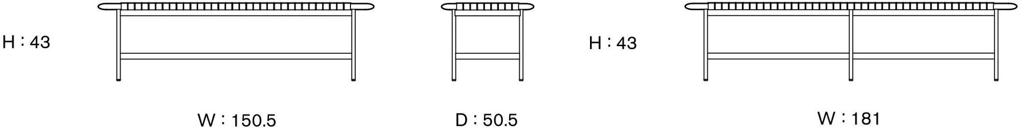 Ritzwell & Co. Скамейка из массива дерева sun-id-1482155 - Вид №4