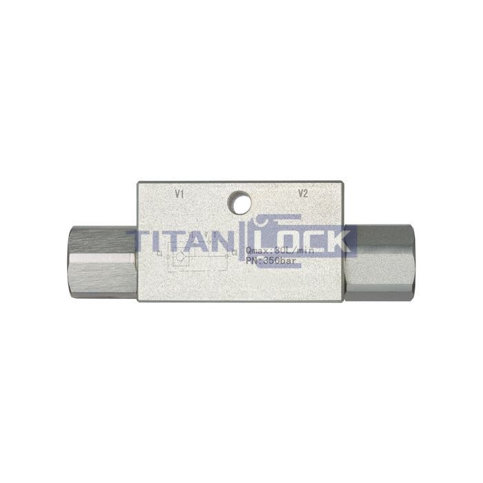 Гидрозамок односторонний, 1", BP/BP, сталь, TLSHL1FF TITAN LOCK  - Вид №2