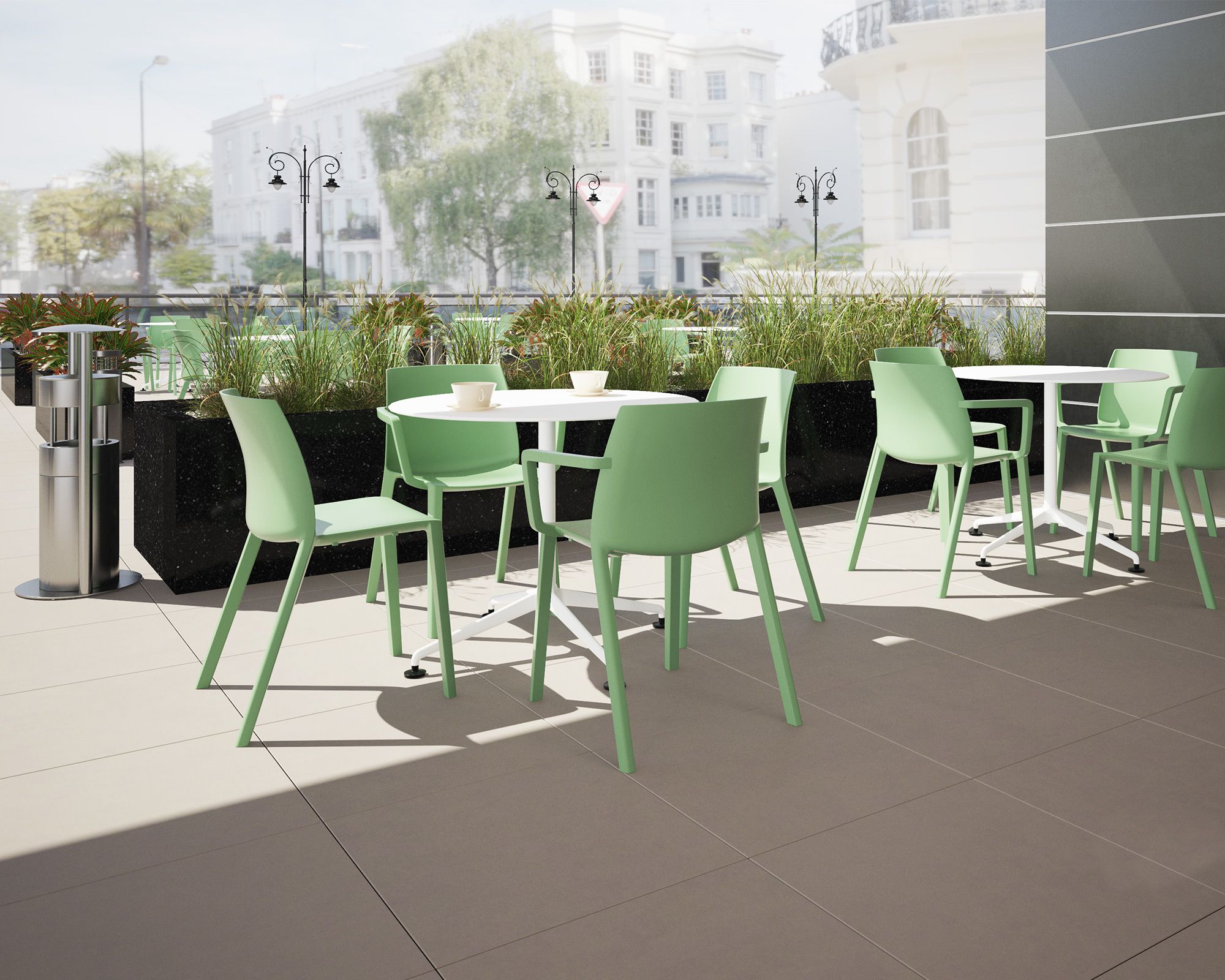 Полипропиленовый садовый стул SCHNEEWEISS interior MALDO ARCH-00143888 - Вид №2