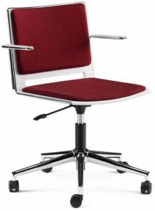 Arte & D Офисный стул из ткани с 5 спицами и подлокотниками Kubika C1509 g