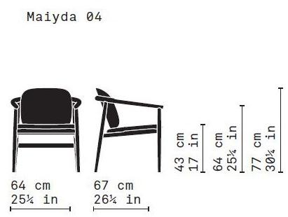 Very Wood Кресло из ясеня с подлокотниками Maidya sun-id-1412650 - Вид №7