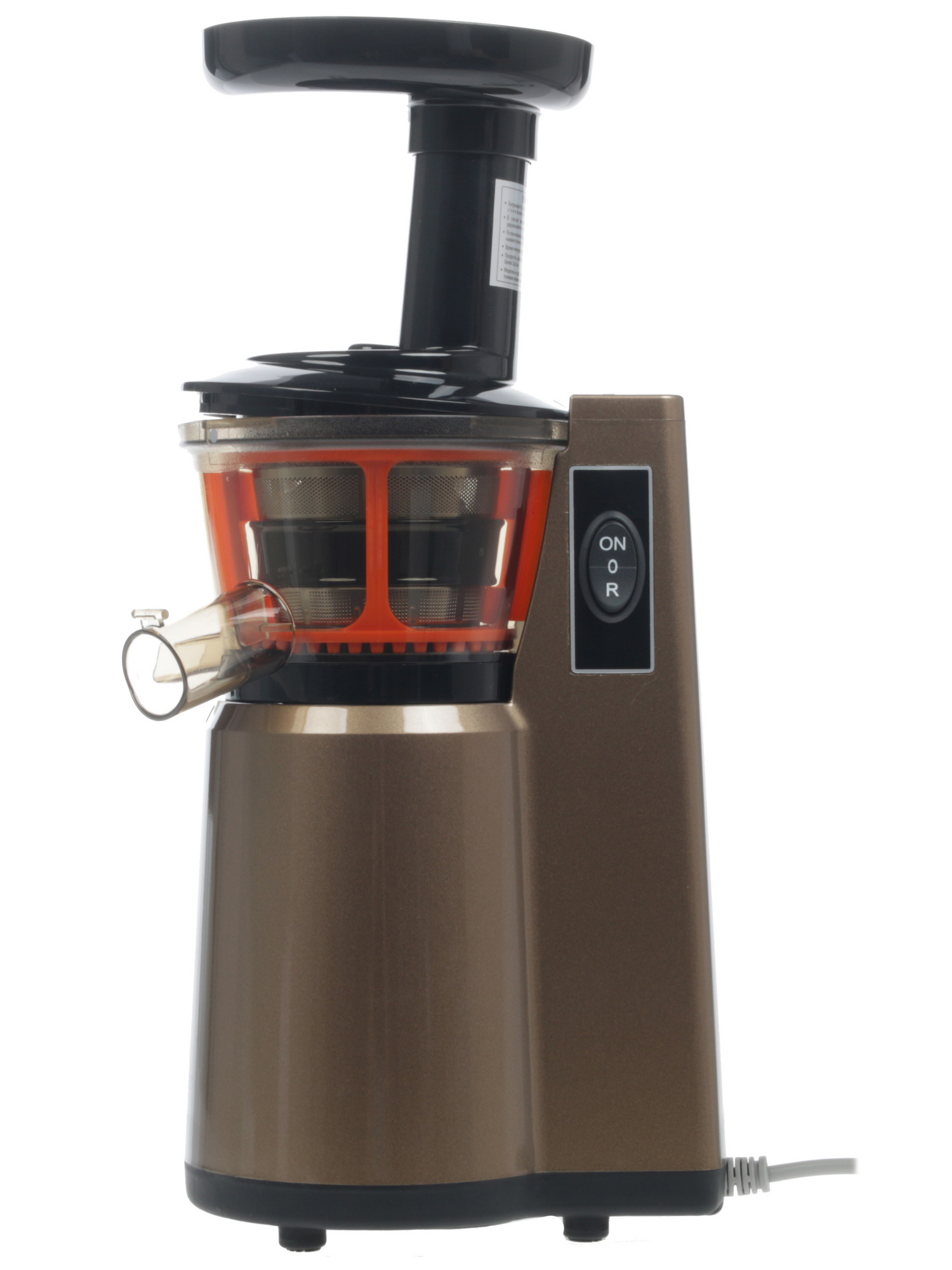 1130709 Соковыжималка электрическая Endever Sigma 93 коричневый STDN-0010876 - Вид №3