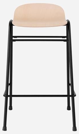 Hem Табурет из стали и дерева с подставкой для ног Touchwood sun-id-1402167 - Вид №1