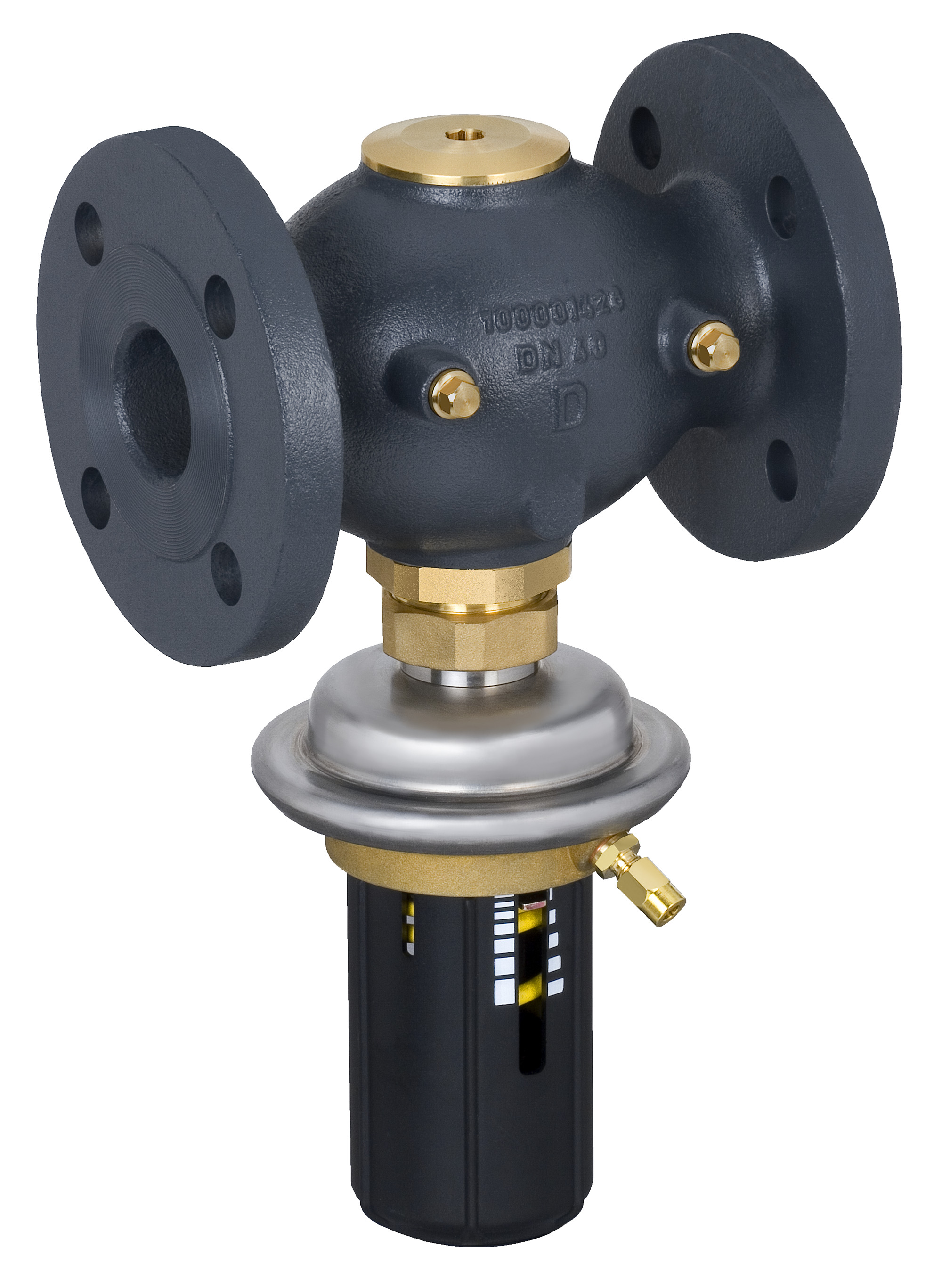 Danfoss Регулятор перепада давлений DPR для монтажа на обратном трубопроводе РПД DPR PN25 15/0,4/0,2-1,0рез./обр. 003H6174  - Вид №11