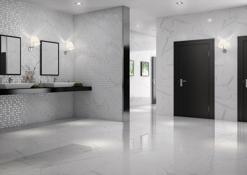 Aparici Белая плитка для стен с эффектом мрамора Apuane sun-id-1345882 - Вид №3