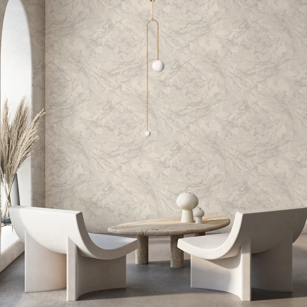 Флизелиновые обои АРТЕКС Ривер бежевые 1.06 м 89400291 STLM-1497669 - Вид №3