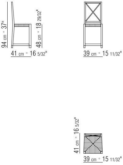 Flexform Стул из массива дерева Moka outdoor sun-id-1412512 - Вид №4