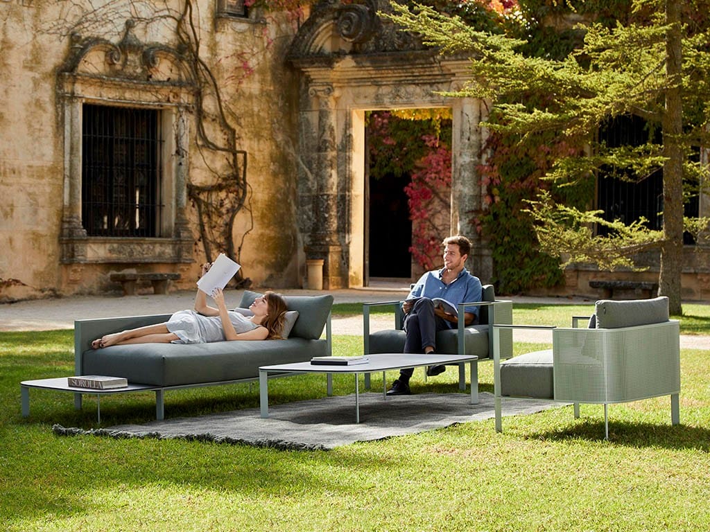 Термолаккированный алюминиевый квадратный садовый столик GANDIABLASCO Solanas ARCH-00085248 - Вид №5