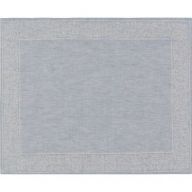 LEI_38_48_38 Подставка под тарелку, 38/50 голубой 100% лен жаккард LEITNER Santreyd 